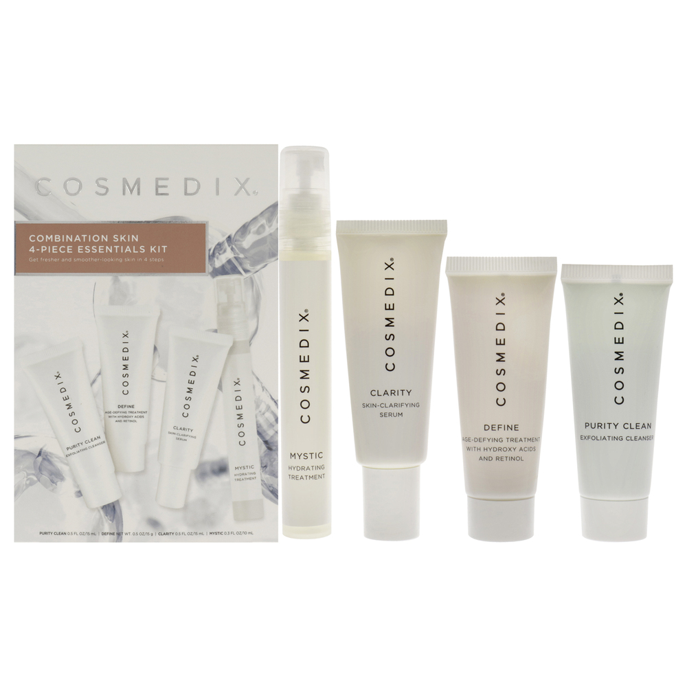 Combination Skin Essentials Kit by Cosmedix 4 Pc